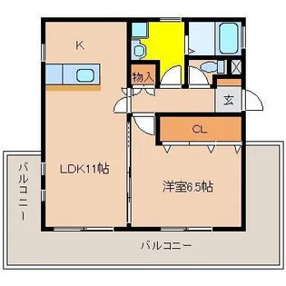 TPCⅤ【302号室】の間取り