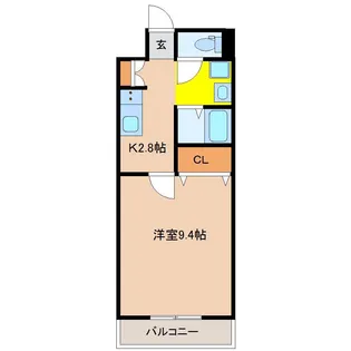 Will Do 千草【11階】の間取り