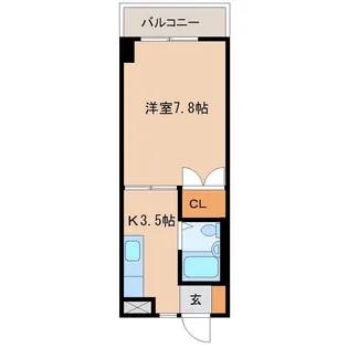 VIVRE鶴島【303号室】の間取り