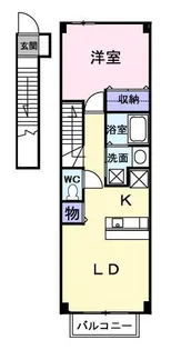BELLE ANGE【203号室】の間取り
