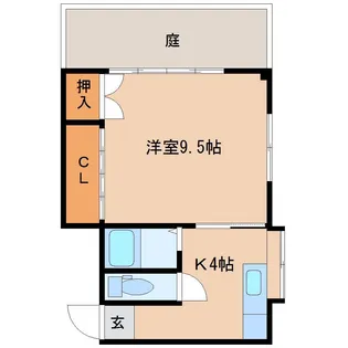 コンフォート堀川【1階】の間取り