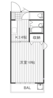 ローラルハイツ【501号室】の間取り