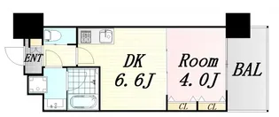 レオングラン新大阪レジデンス【5階】の間取り