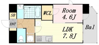NORTH VILLAGE伍番館【9階】の間取り