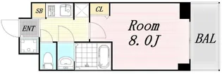 S-RESIDENCE都島【5階】の間取り