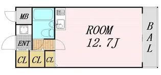 オーブラン中津【3階】の間取り