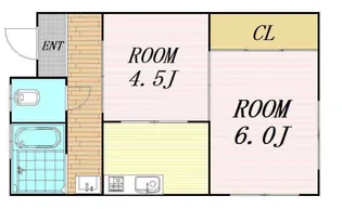 さつき荘【3階】の間取り