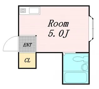 菅栄町レディースマンション【4階】の間取り