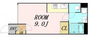 大宝北天満ロイヤルハイツ【1階】の間取り