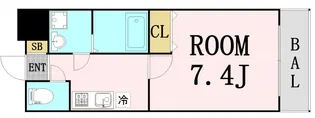 WOBUMEDA【7階】の間取り