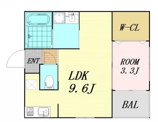 Due Bottiglie【2階】の間取り