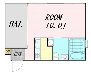Apt新梅田【7階】の間取り