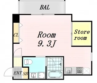 Willdo南森町【8階】の間取り