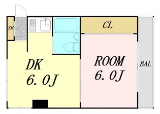 ベルンガーデン同心【8階】の間取り