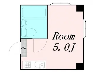 菅栄町レディースマンション【2階】の間取り