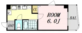 プレミアム新福島【11階】の間取り