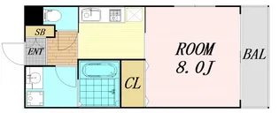 フォーチュン同心【6階】の間取り