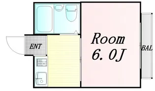 シティハイツ扇町公園【5階】の間取り