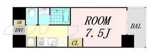 S-RESIDENCE江坂Eminence【3階】の間取り