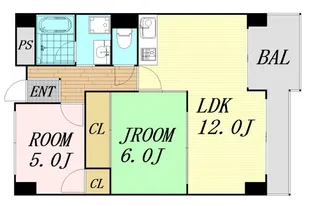メゾンエルミタージュ【11階】の間取り