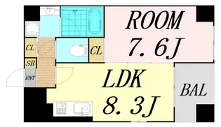 D-REST中之島【5階】の間取り