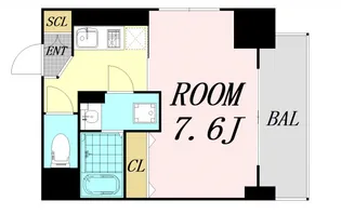 1Kの間取り画像