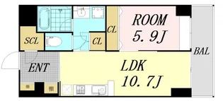 グランフォルテ田川【3階】の間取り