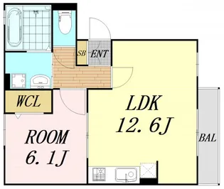 ビーバーズハウス【3階】の間取り