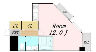 大阪府大阪市淀川区東三国3丁目【マンション】の間取り