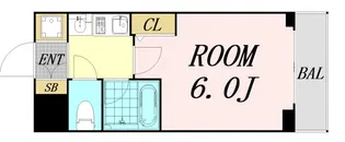 大阪府大阪市北区同心2丁目【マンション】の間取り