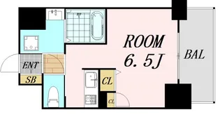 大阪府大阪市北区浮田2丁目【マンション】の間取り