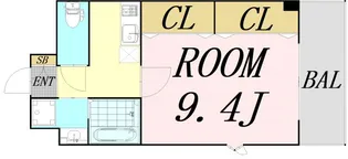 プラシ−ド【1階】の間取り