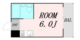 ジオナ柴島2【4階】の間取り