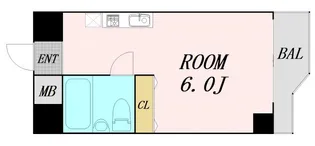 ラレジダンスド京橋【5階】の間取り