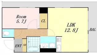 ノルデンタワー新大阪プレミアム【11階】の間取り