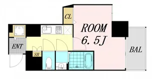 エスリード新大阪ザ・マーク【14階】の間取り