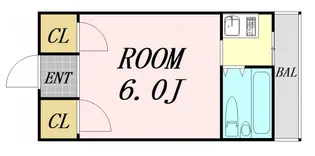 1Kの間取り画像