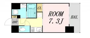 ワールドアイ大阪ドームシティ【8階】の間取り