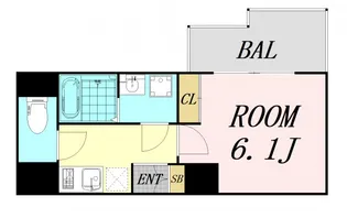 Dimus新大阪【7階】の間取り