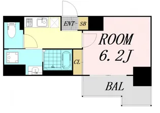 Dimus新大阪【3階】の間取り