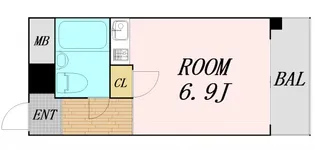 ライオンズマンション中之島公園北【5階】の間取り