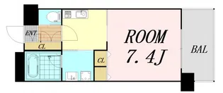 レジディア新大阪2【8階】の間取り