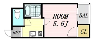 ノールプレール新町【5階】の間取り