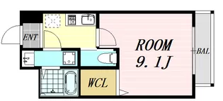 CENTURIO ESAKA【9階】の間取り