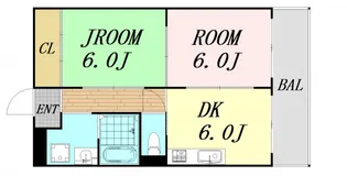 大阪府大阪市淀川区十八条3丁目【マンション】の間取り