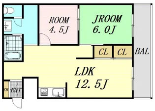 紙谷第1マンション【6階】の間取り