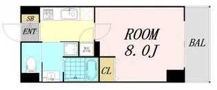 ソラシア京橋大阪城【3階】の間取り