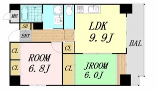 エスパシオ21【1階】の間取り