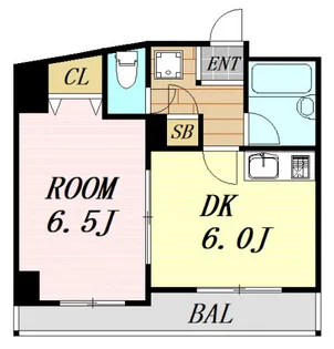 大阪府大阪市東淀川区柴島1丁目【マンション】の間取り