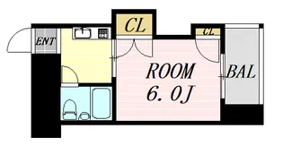 FM Nakazaki Ⅰ【7階】の間取り